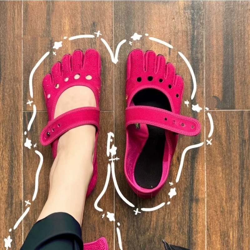 Pilates Yoga Footwear - Chaussures Mary Jane à cinq orteils