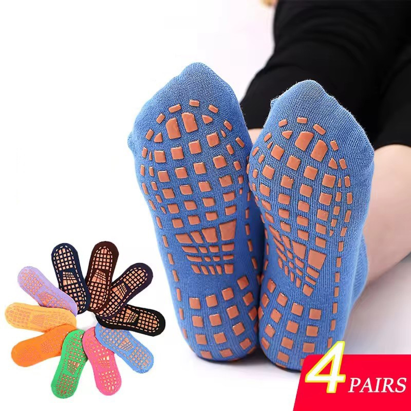 Pilates Yoga Footwear - 4 paires de chaussettes de Yoga