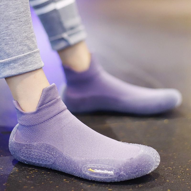 Pilates Yoga Footwear - Chaussures chaussettes antidérapantes GallonShark, respirantes et