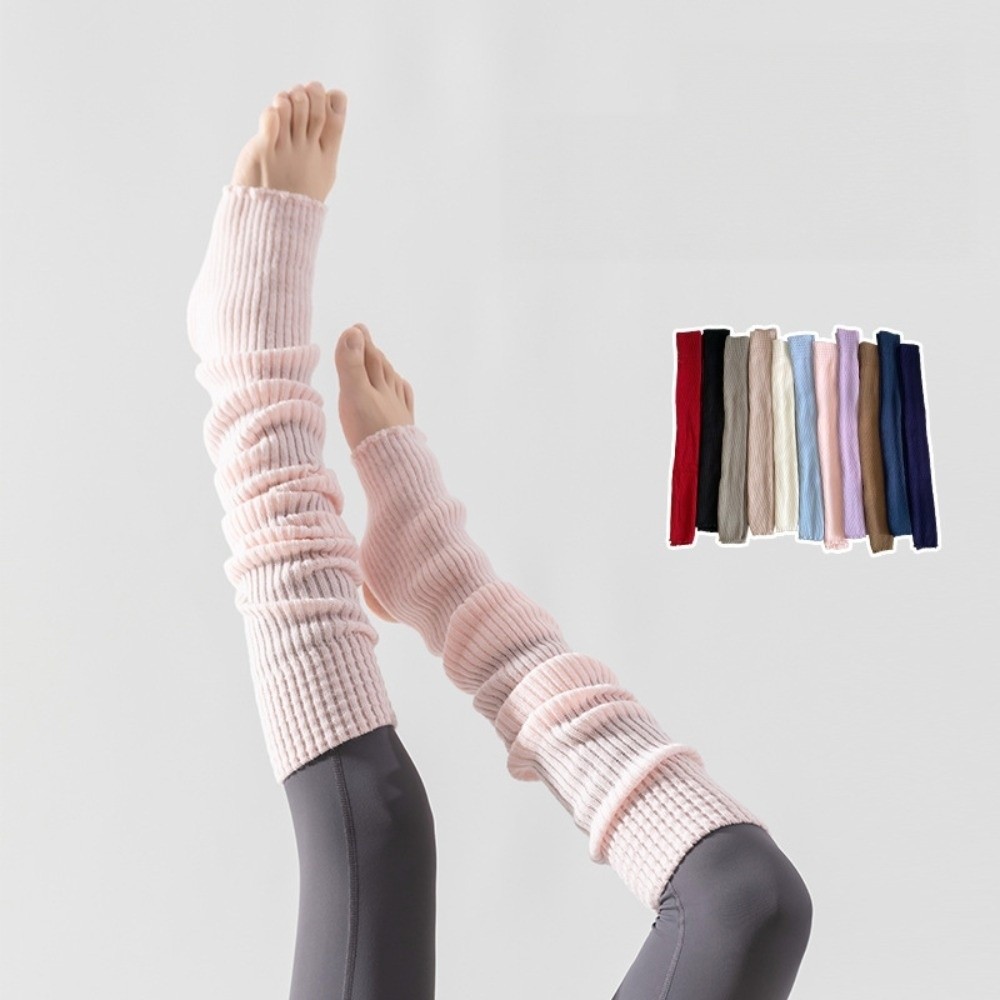Pilates Yoga Footwear - Chaussettes longues tricotées douces pour le