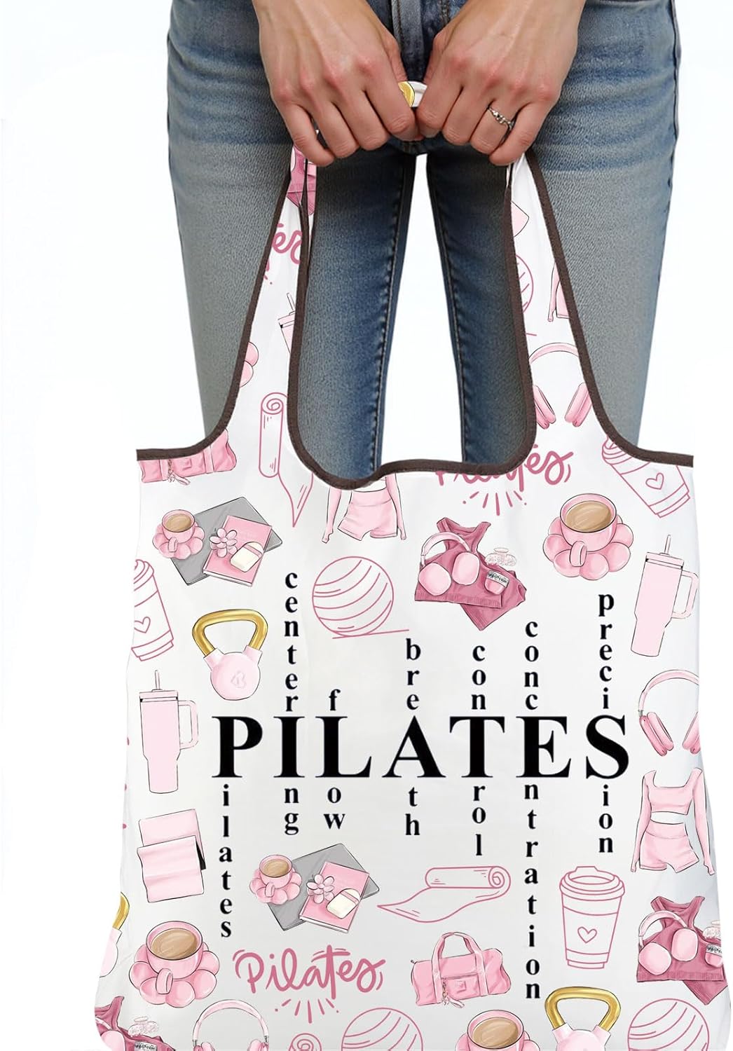 Sac fourre-tout rose pour Pila - Pilates Yoga Instructor avis et prix