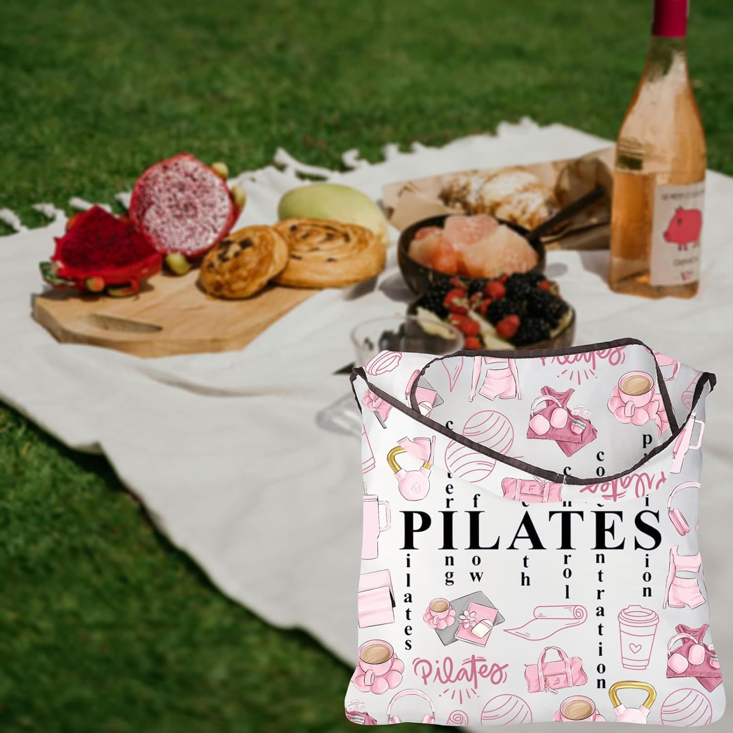 Sac fourre-tout rose pour Pila - Pilates Yoga Instructor avis et prix