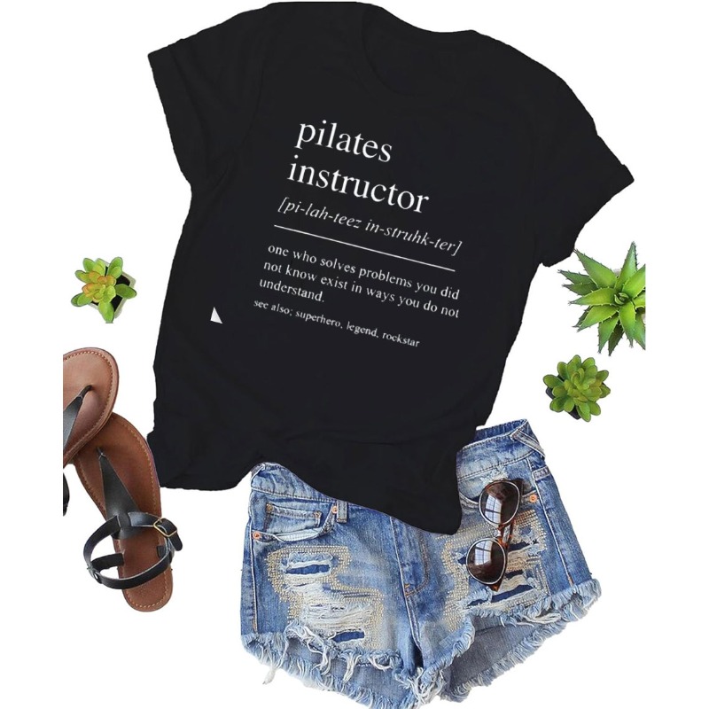 T-shirt en coton pour instruct - Pilates Yoga Instructor avis et prix