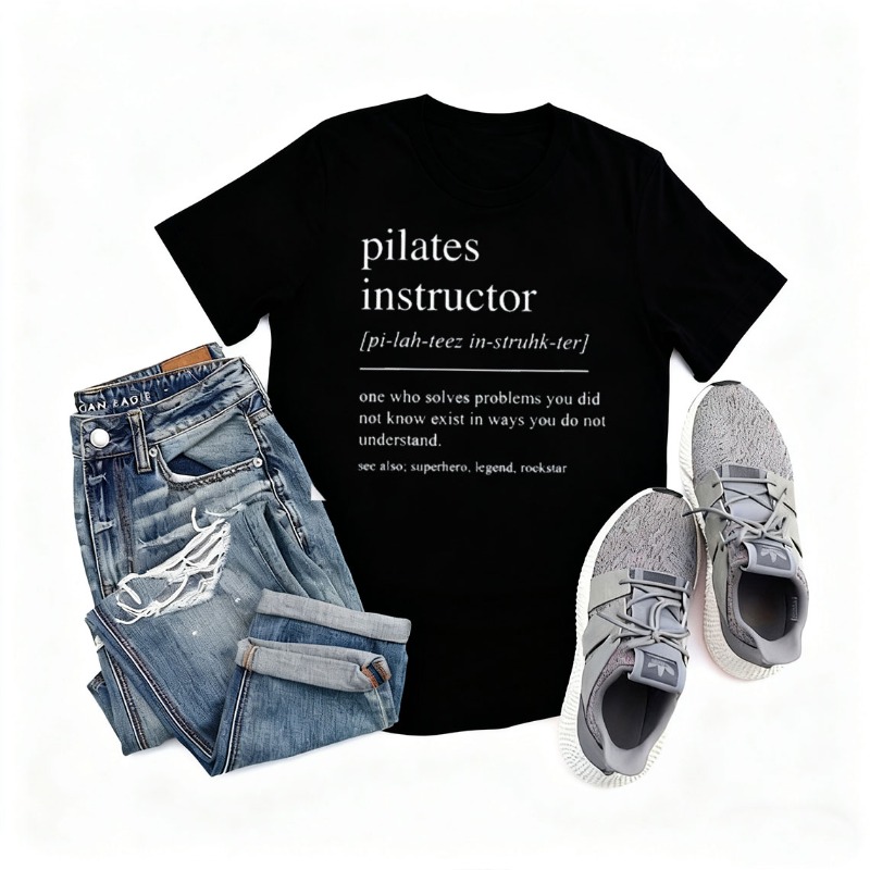 T-shirt en coton pour instruct - Pilates Yoga Instructor avis et prix