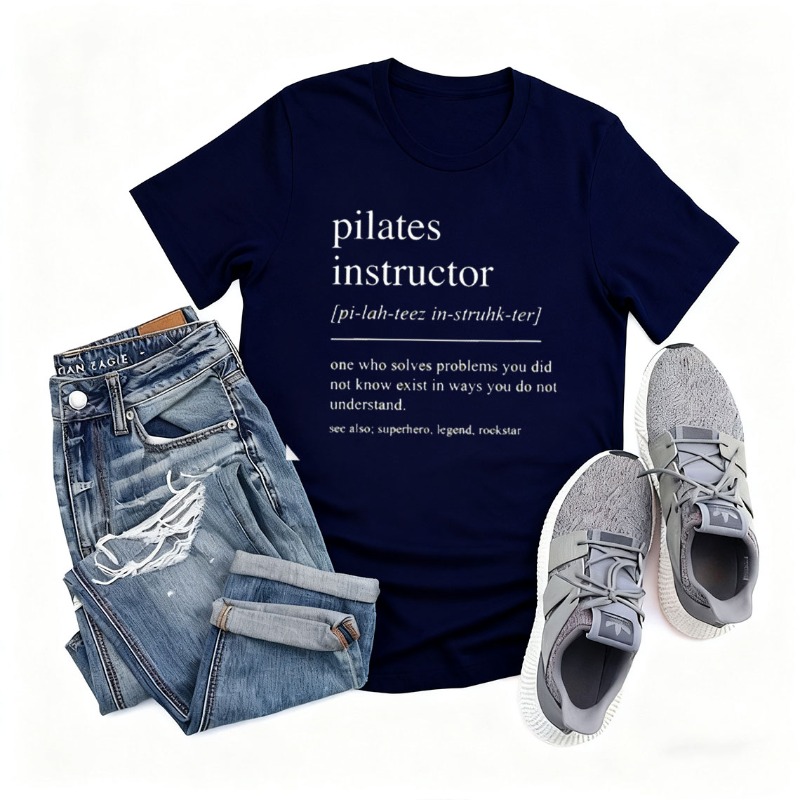 T-shirt en coton pour instruct - Pilates Yoga Instructor avis et prix